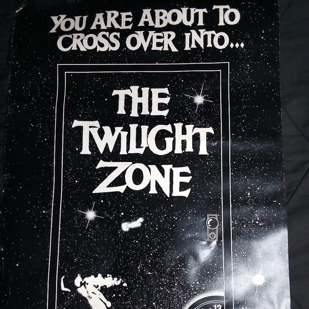 RARE Vintage Twilight Zone TV Poster 1990